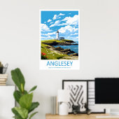Impression de voyage d'Anglesey sur toile Anglesey (Bureau à domicile)