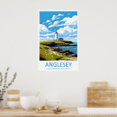 Impression de voyage d'Anglesey sur toile Anglesey (Cuisine)