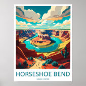 Impression de voyage de Horseshoe Bend, décoration (Devant)