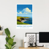 Impression de voyage de la côte et des vallées d'A (Bureau à domicile)