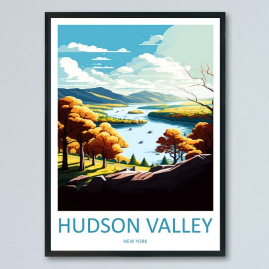 Impression de voyage de la vallée de l'Hudson Art 
