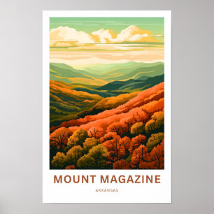 Impression de voyage de Mount Magazine Arkansas