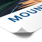 Impression de voyage du Mont Robson Canada (Coin)