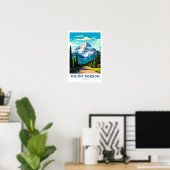 Impression de voyage du Mont Robson Canada (Bureau à domicile)