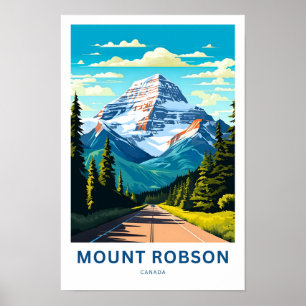 Impression de voyage du Mont Robson Canada