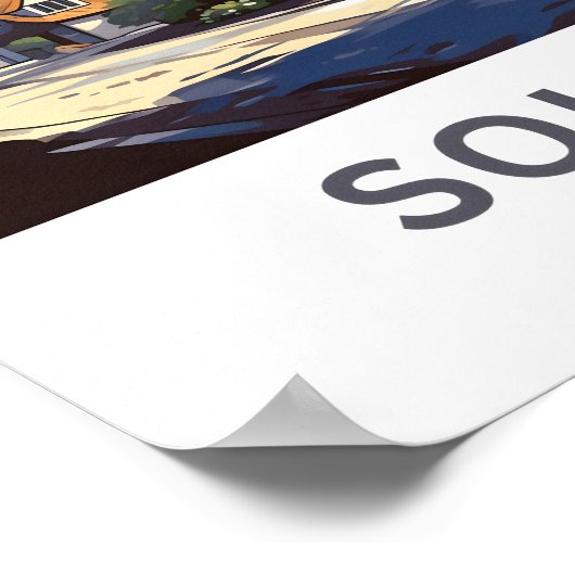 Impression de voyage Solvang California (Coin)