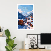 Impression de voyage Verbier 1 (Bureau à domicile)