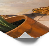 Impression de zèbre au bain, Art mural de spa anim (Coin)