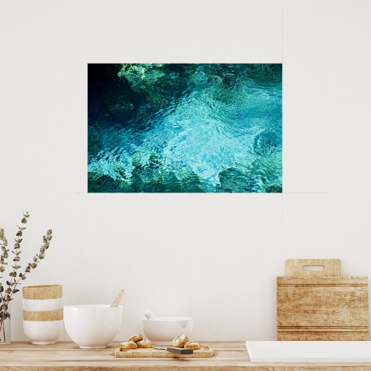 Impression d'eau de source bleue (Cuisine)