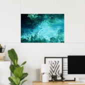 Impression d'eau de source bleue (Bureau à domicile)