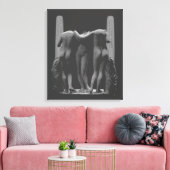 Impression des 3 Grâces sur toile tendue Art Romai (Insitu(Salon))