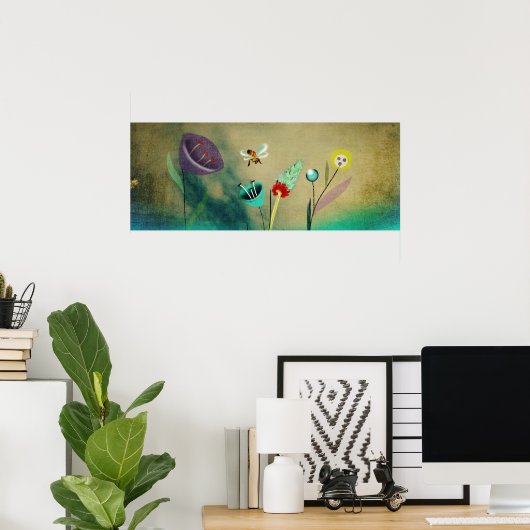 Impression des abeilles itinérantes (Bureau à domicile)