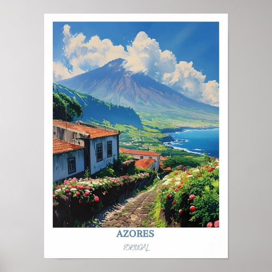 Impression des Açores - Affiche des Açores - Impre (Devant)