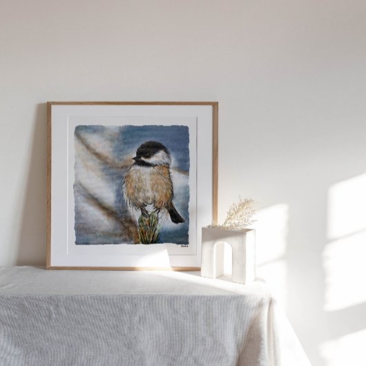 Impression des beaux-arts de Chickadee