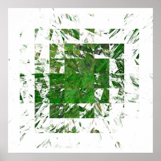 Impression des blocs d'herbe (Devant)