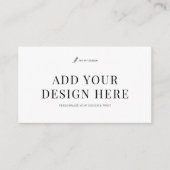 Impression des cartes de fidélité (Devant)