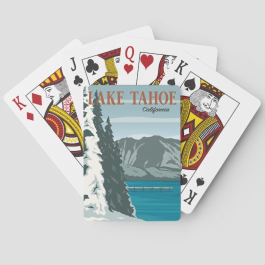 Impression des cartes de jeu Lake Tahoe (dos)