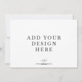 Impression des cartes de vacances paysannes de 5 x (Dos)