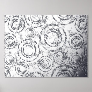 Impression des cercles d'argent à travers le temps