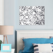 Impression des cercles d'argent à travers le temps (In situ (chambre))