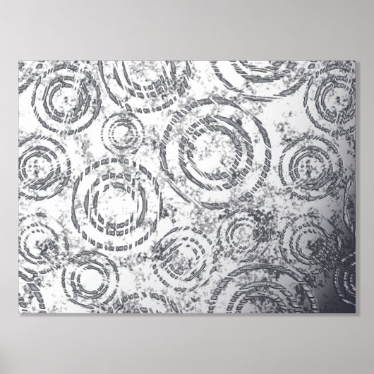 Impression des cercles d'argent à travers le temps (Recto)