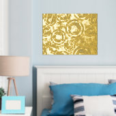 Impression des cercles d'or à travers le temps (In situ (chambre))