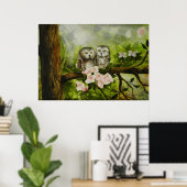 Impression des chouettes des bébés (Bureau à domicile)