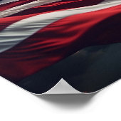 Impression des effets spéciaux du drapeau américai (Coin)