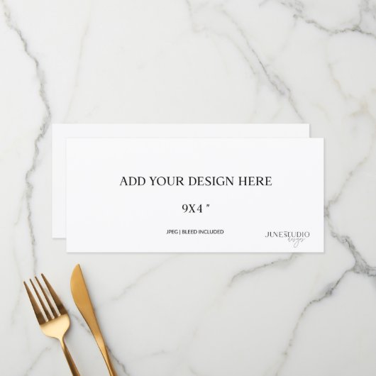 Impression des en-têtes de carte de carte de siège (Devant/Arrière en situation)