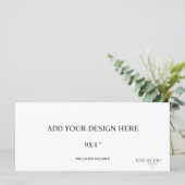 Impression des en-têtes de carte de carte de siège (Debout devant)