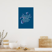 Impression d'escalier inspirante – Bleu (Cuisine)