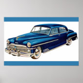 Impression DeSoto bleue 1950 (Devant)