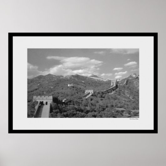 Impression d'insigne de la Grande Muraille (Devant)