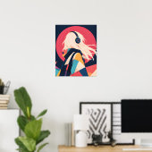 Impression d'inspiration d'anime N° 8 Vent dans se (Bureau à domicile)