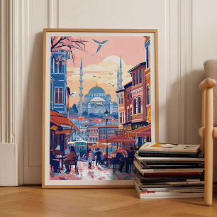 Impression d'Istanbul Illustration d'Istanbul Impr