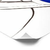 Impression d'oiseaux bleus (Coin)