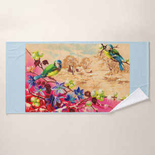 impression d'oiseaux et de baies