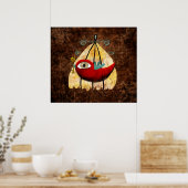 Impression d'oiseaux et de clé secrète (Cuisine)