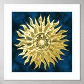 Impression d'or Sun Mandala (Recto)