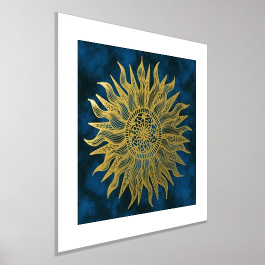 Impression d'or Sun Mandala (Poser)