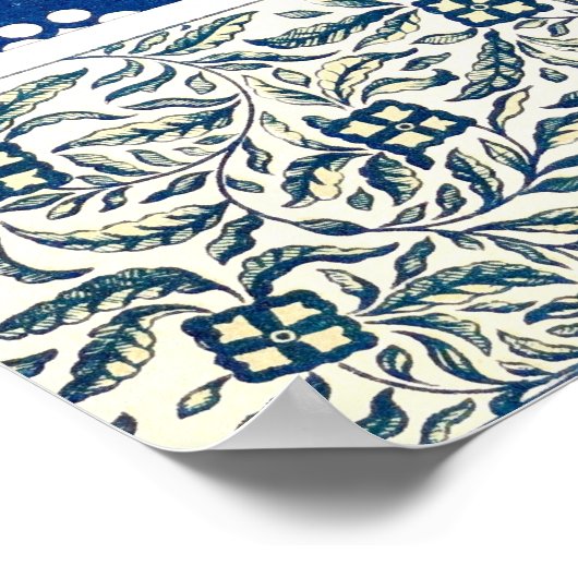 Impression d'ornement floral classique (Coin)