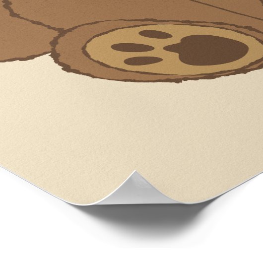 Impression d'ours en peluche (Coin)