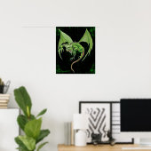 Impression Dragon Vert (Bureau à domicile)