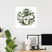 Impression Dragon Vert (Bureau à domicile)