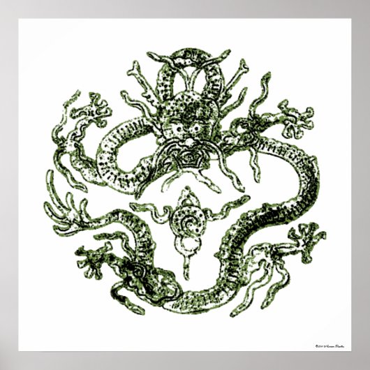Impression Dragon Vert (Devant)