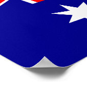 Impression drapeau Australie (Coin)