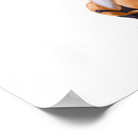 Impression du ballon Fox | Impression de couleur d (Coin)