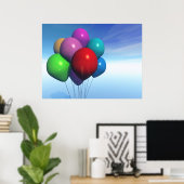 Impression du bloc de ballons de fête (Bureau à domicile)