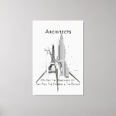 Impression du canevas Architectes (Recto)