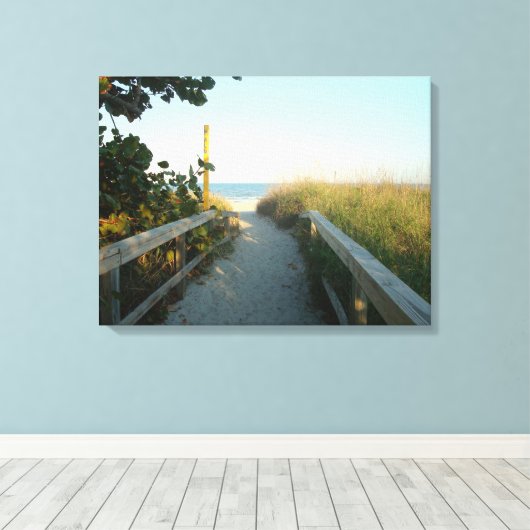 Impression du canevas d'accès plage (Insitu (Plancher de Bois))